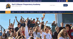 Desktop Screenshot of maeserprep.org